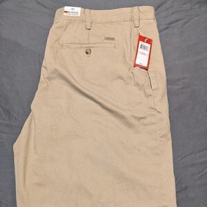 🆕NWT MENS IZOD SOFT WASH SHORTS - TAN - SIZE 40